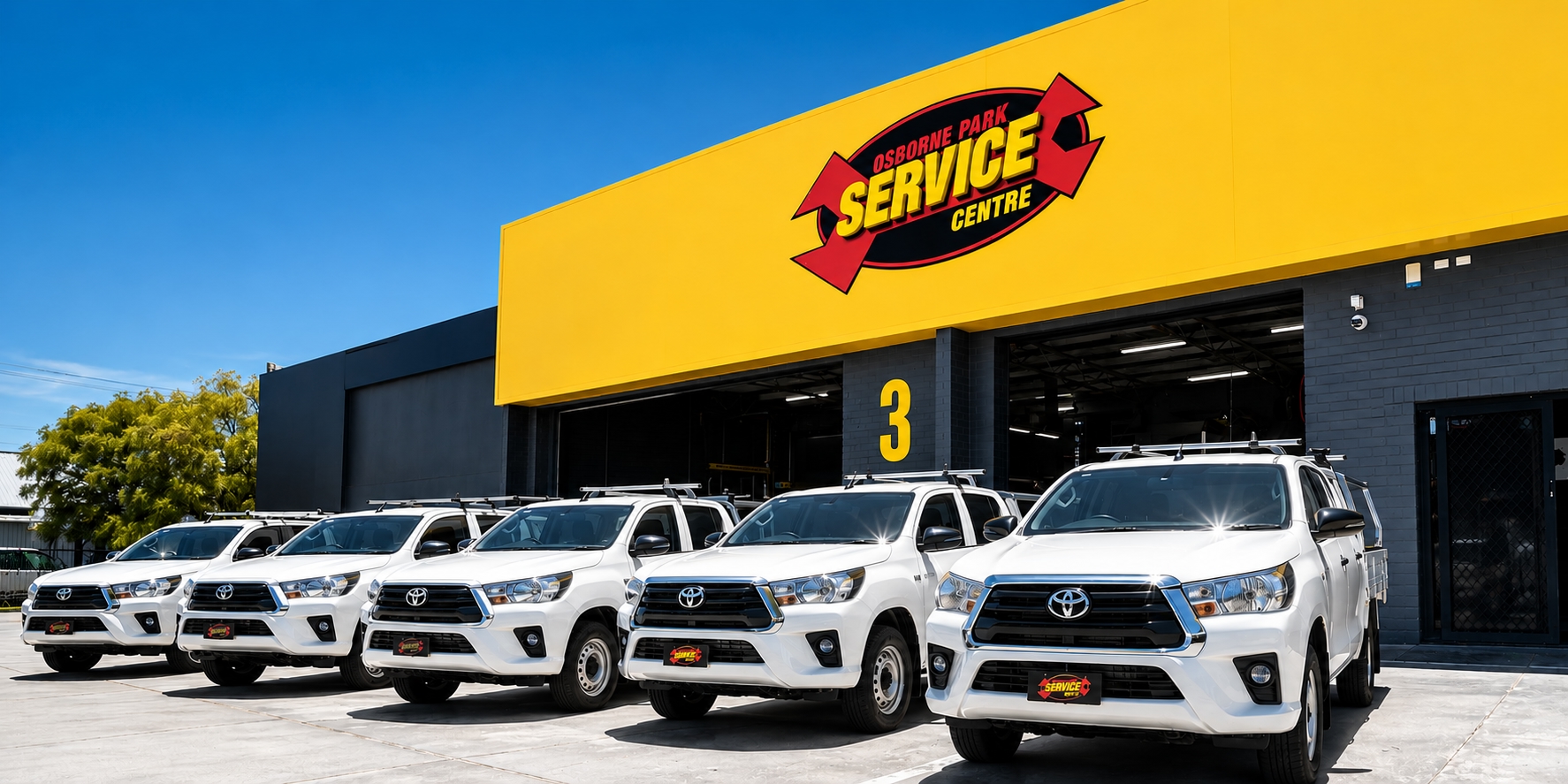 Fleet vehicle servicing Perth — Osborne Park Service Centre