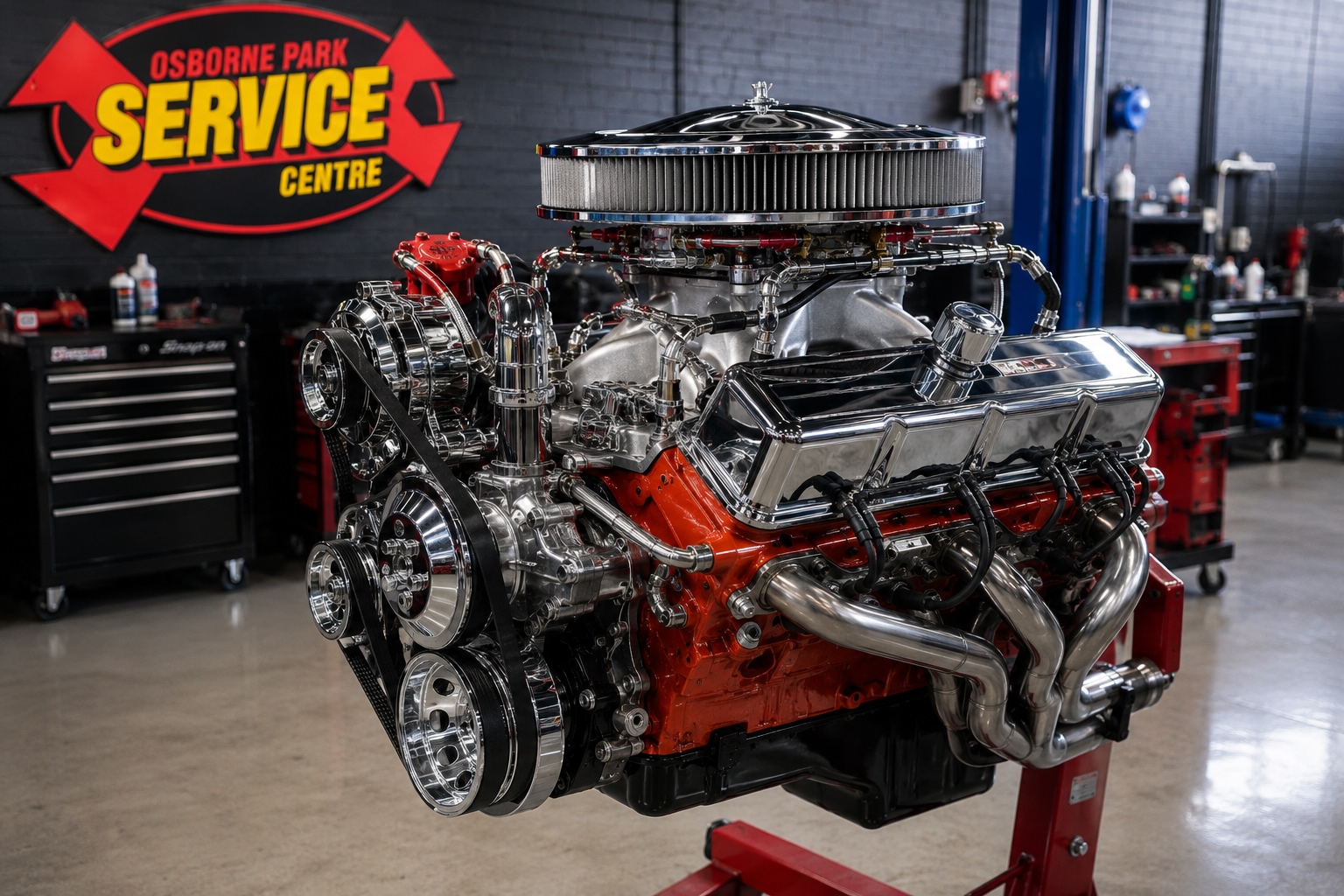 Muscle car engine build at Osborne Park Service Centre