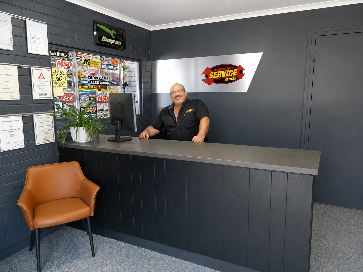OPSC reception desk